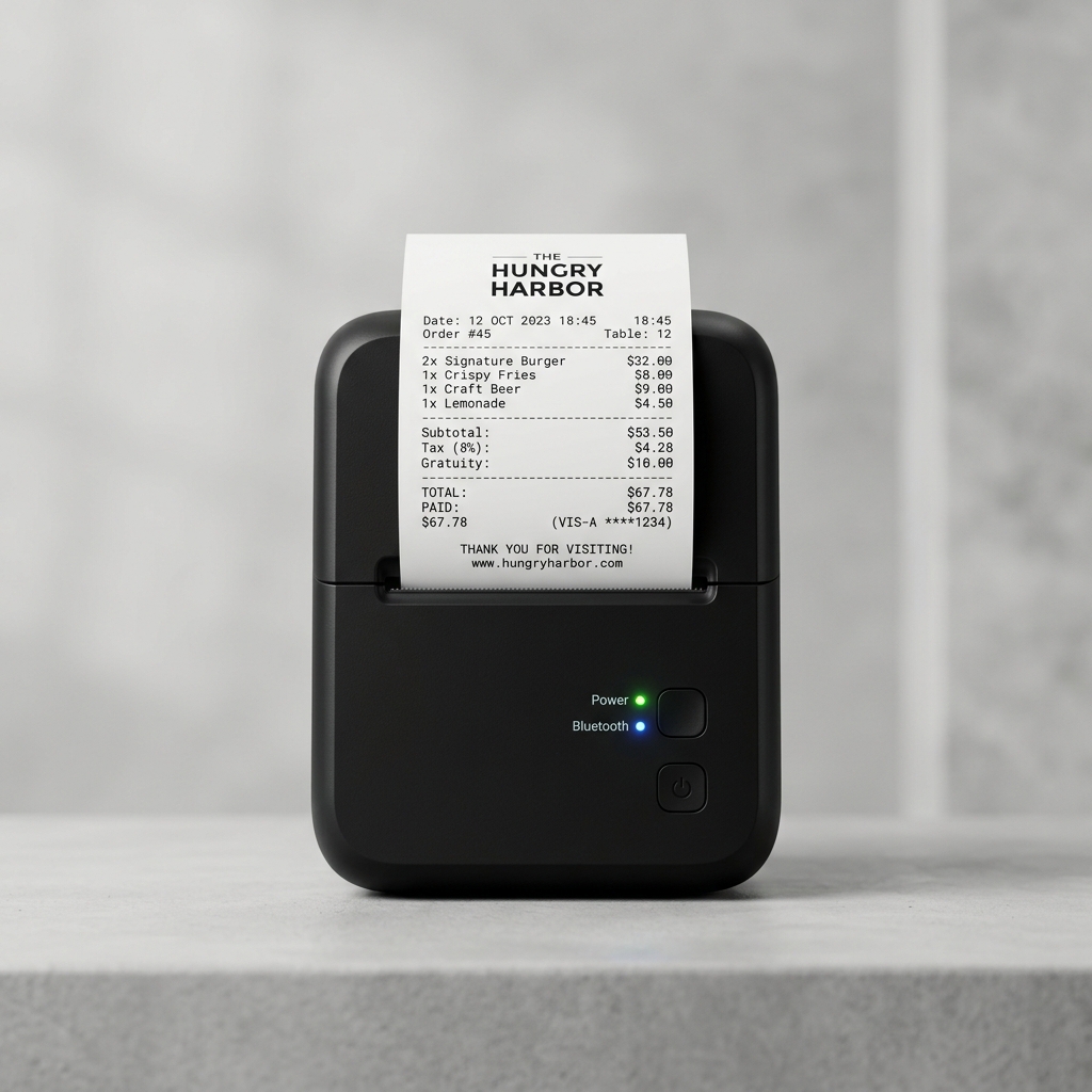 2-Inch (58mm) Bluetooth & USB Thermal Receipt Printer